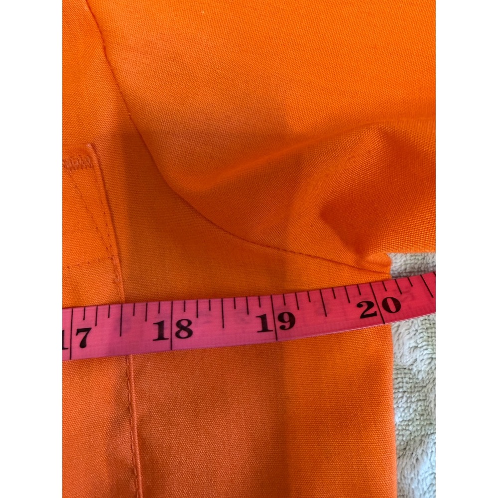 Vintage 80s Caltrans Safety Orange Work Shirt Utility Heritage Workwear USA - Picture 5 of 12